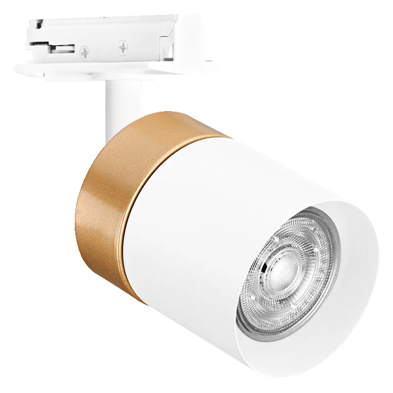 4058075756687 281 PB TRACKLIGHT SPOT CYLINDER GD WT GU10 Upright Off