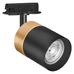 4058075756700 281 PB TRACKLIGHT SPOT CYLINDER GD BK GU10 Upright Off