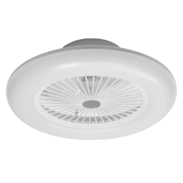 asset 12966501 PB SMART WIFI CEILING FAN RD REM TW WT Upright Off